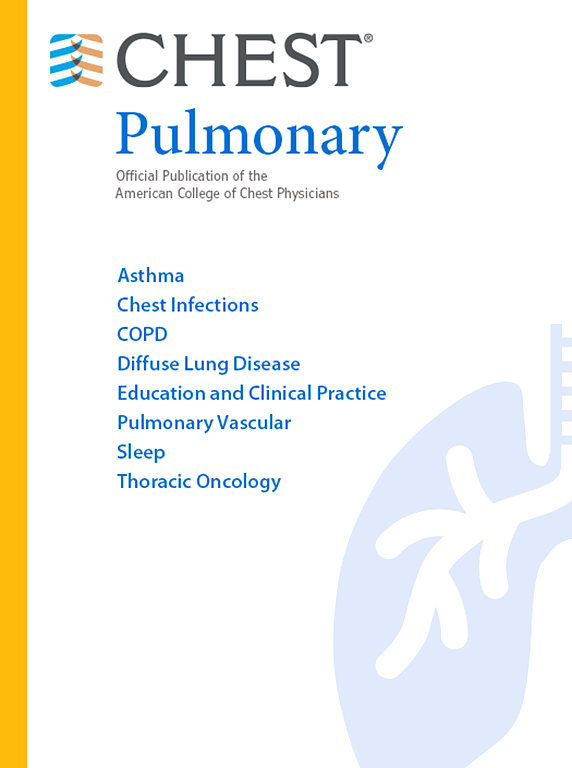 Go to journal home page - CHEST Pulmonary